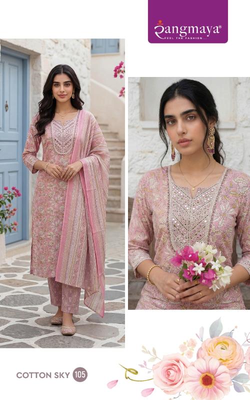 Rangmaya cotton sky wholesale kurti market in bhopal